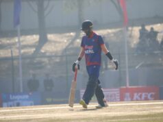 नेपालले गुमायो तेस्रो विकेट, अनिल साह आउट