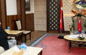 प्रधानमन्त्री दाहाल र ओलीबीच भेटवार्ता