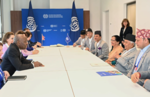 राष्ट्रपति पौडेल र महानिर्देशक हुंग्बोबीच शिष्टाचार भेटवार्ता