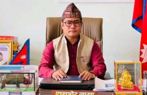 राप्ती नगरपालिकाका मेयरले चलाएको गाडीमा आक्रमण