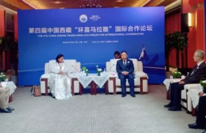 उपसभामुख र चीनका विदेशमन्त्री वाङबीच भेटवार्ता