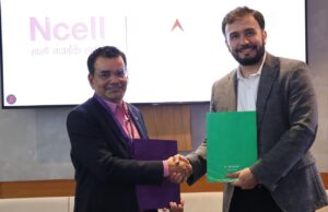 नबिल बैंक र एनसेलबीच डिजिटल कारोबार सम्झौता