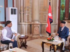 प्रधानमन्त्री ओली र भारतीय विदेश सचिव मिश्रीबीच भेटवार्ता