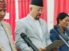 कर्णालीका नवनियुक्त मन्त्रीले लिए शपथ