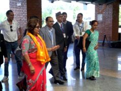 परराष्ट्रमन्त्री भारत प्रस्थान