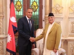 प्रधानमन्त्री ओली र अमेरिकी उपविदेशमन्त्रीबिच भेटवार्ता