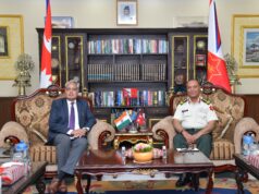 प्रधान सेनापति र भारतीय राजदूतबिच भेटवार्ता