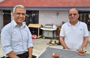 प्रचण्ड र रवीन्द्र मिश्रबिच भेटवार्ता