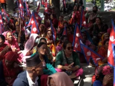 दुर्गा प्रसाईंलाई रिहा गर्न माग गर्दै माइतीघरमा विरोध प्रदर्शन