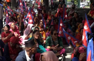 दुर्गा प्रसाईंलाई रिहा गर्न माग गर्दै माइतीघरमा विरोध प्रदर्शन