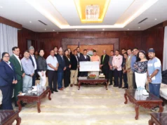 प्रधानमन्त्री राहत कोषमा एनआरएनएद्वारा ५१ लाख सहयोग