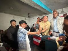 सोताङ गाउँपालिकामा विभिन्न पार्टिका दर्जनौं कार्यकर्ता नेपाली काँग्रेसमा प्रवेश