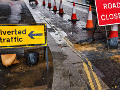 केशरमहल–सञ्चयकोष सडक बन्द