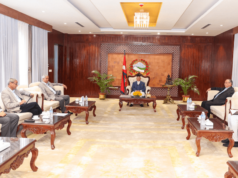 सकियो बालुवाटारमा बसेको तीन दलका शीर्ष नेताको बैठक