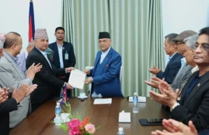 प्रधानमन्त्री उद्धार कोषमा एमालेद्वारा पचास लाख हस्तान्तरण