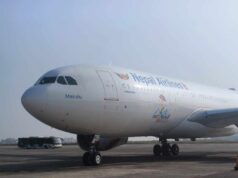 नेपाल एयरलाइन्सको मकालु विमानले सुरु गर्यो अन्तर्राष्ट्रिय उडान