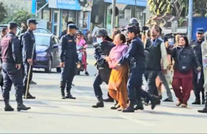 रविलाई ल्याउँदा कास्की प्रहरी कार्यालय बाहिरबाट ७ जना पक्राउ