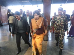 परराष्ट्रमन्त्री आरजु राणा चीन प्रस्थान