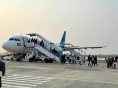 जजिराको विमान गौतम बुद्ध विमानस्थलमा अवतरण