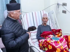 प्रधानमन्त्री ओलीका बुबा अस्पताल भर्ना