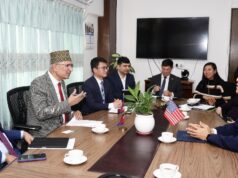 अर्थमन्त्री पौडेल र अमेरिकी सहायक विदेशमन्त्री लुबीच भेटवार्ता