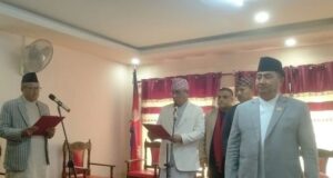 बागमती प्रदेश लोकसेवा आयोगका सदस्य खड्काले लिए शपथ