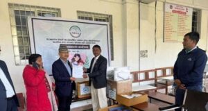 एनआरएनए महिला विभागको सहयोगमा बारबर्दिया नगर अस्पताललाई स्वास्थ्य उपकरण हस्तान्तरण