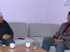 माधव नेपाल भेट्न आलोकनगर पुगे वामदेव गौतम