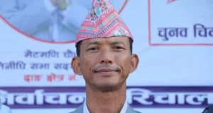 अहिलेको सरकारलाई झुकाएरै छोड्छौँः मेटमणि चौधरी