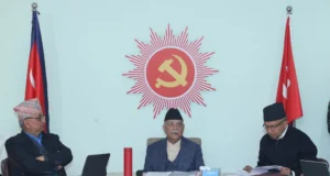 च्यासलमा एमाले सचिवालय बैठक सुरु