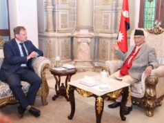 प्रधानमन्त्रीसँग बेलायती राजदूतको भेट