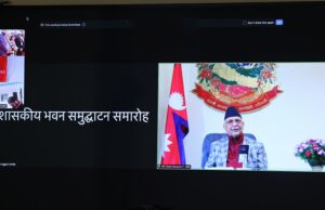 अस्वस्थ्य रहेका प्रधानमन्त्री पाल्पा गएनन्, भर्चुअलरुपमै भवनको उद्घाटन