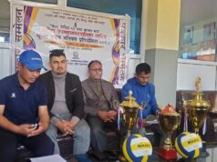 भलिबल खेलको संरक्षण गर्न आवश्यक छ वडाध्यक्ष तिवारी