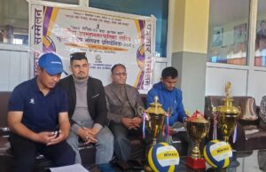 भलिबल खेलको संरक्षण गर्न आवश्यक छ वडाध्यक्ष तिवारी