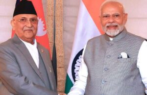 प्रधानमन्त्री ओलीले दिए नरेन्द्र मोदीलाई बधाई