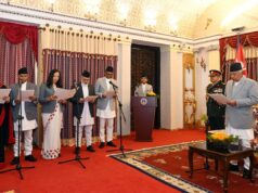 ५ देशका राजदूतले लिए शपथ