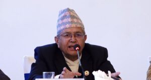 सभामुख घिमिरेले दलका प्रमुख सचेतकहरूसँग छलफल गर्दै