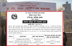 ईपीएस मार्फत तोकियो कोरियाको हवाई भाडा, भ्याटबाहेक प्रतिटिकट साढे ४८ हजार