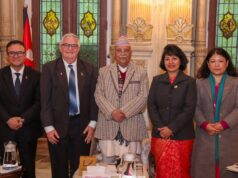 प्रधानमन्त्रीसँग इजरायलका राजदूतको शिष्टाचार भेट