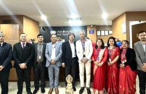 नेपाल इन्भेष्टमेण्ट मेगा बैंकको घण्टाघर शाखा प्रदर्शनी मार्गमा स्थानान्तरण