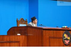 प्रकृतिको ‘परिवारप्रति नै श्रद्धाञ्जली’ व्यक्त भएको शब्द सच्याउन सभामुख घिमिरेको निर्देशन