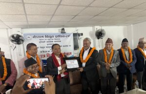 सडक बत्तीको महसुल बक्यौता तिर्ने पालिकालाई सम्मान