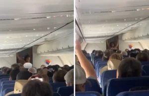 उडिरहेको विमानमा जब एक महिला यात्री नग्न भइन्